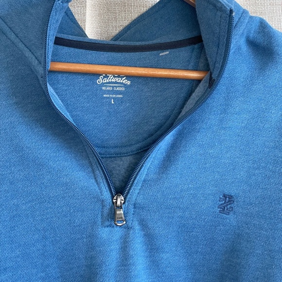 🎄🎁Izod men’s Quarter zip pullover sweatshirt🎁🎄 - Picture 2 of 2
